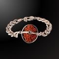Cap & Bracelet In Silver