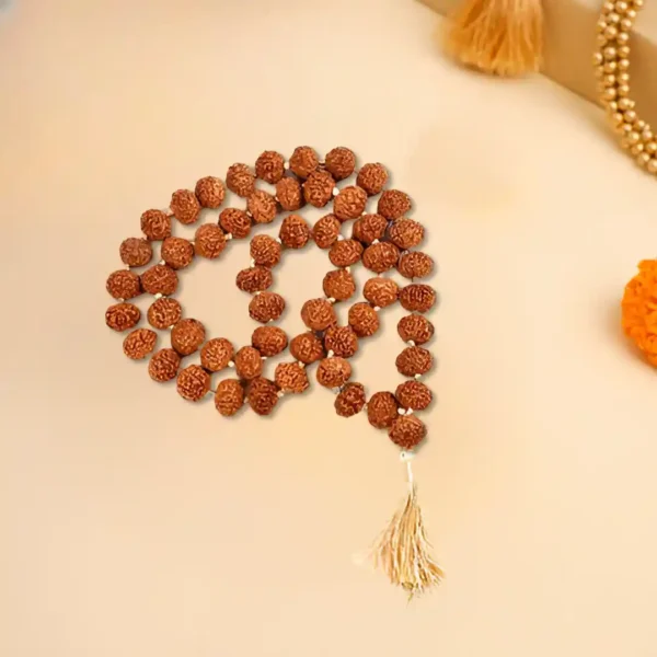 7 mukhi rudraksha mala in thread - image 2