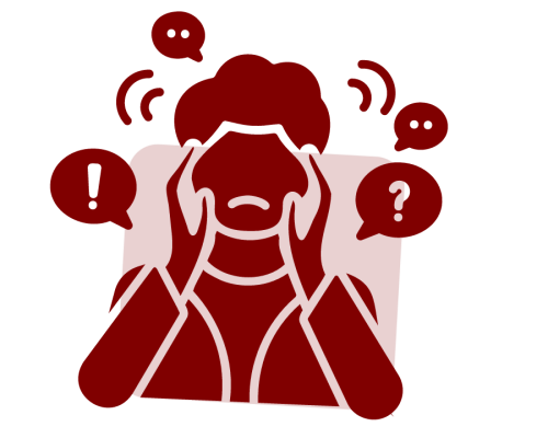 Common symptoms of anxiety and providing calmness